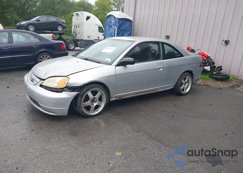 2002 Honda Civic Lx из США, поврежденный, VIN 1HGEM22542L009589